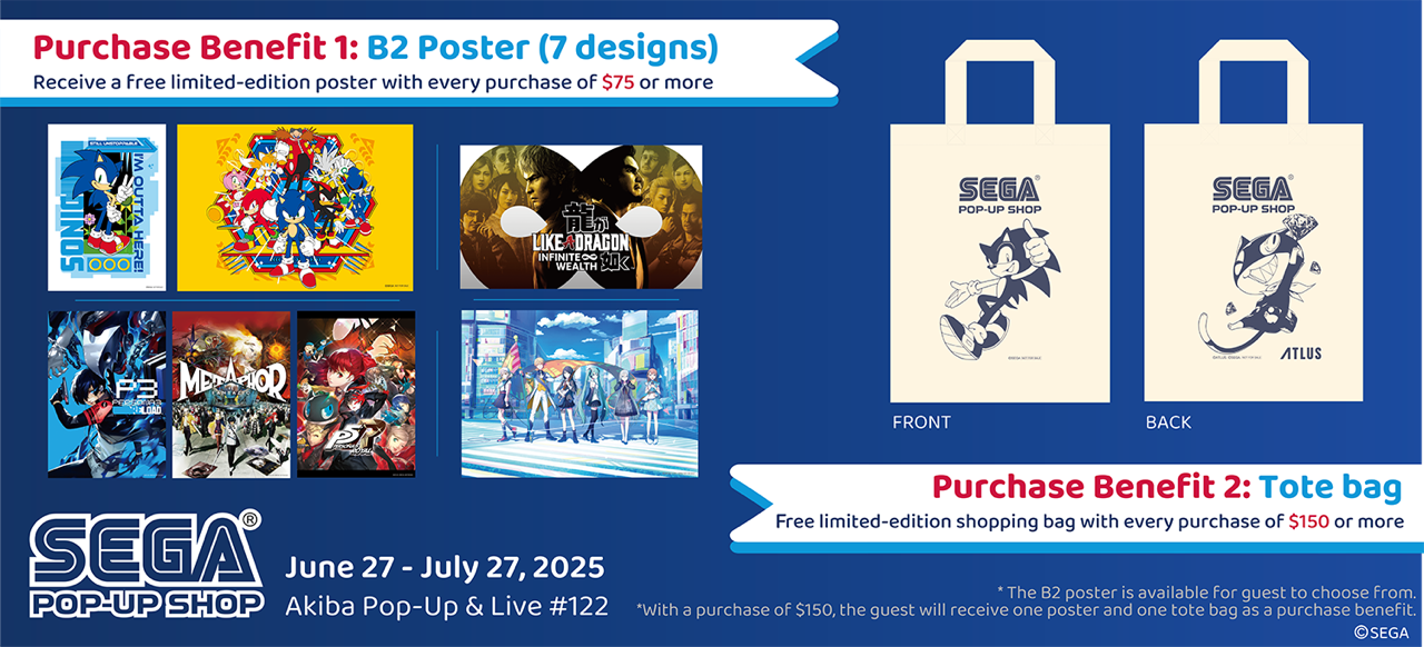Little Akihabara welcomes Sega Pop-Up Shop! — Little Akihabara